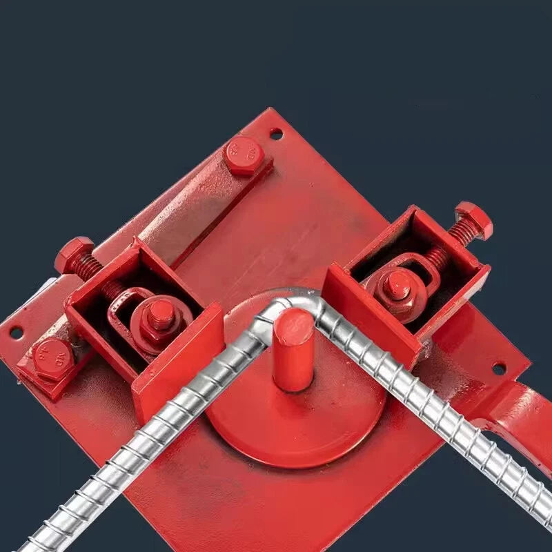 Portable 1-20mm Manual Steel Bender Machine Building Rebar Bar Bender