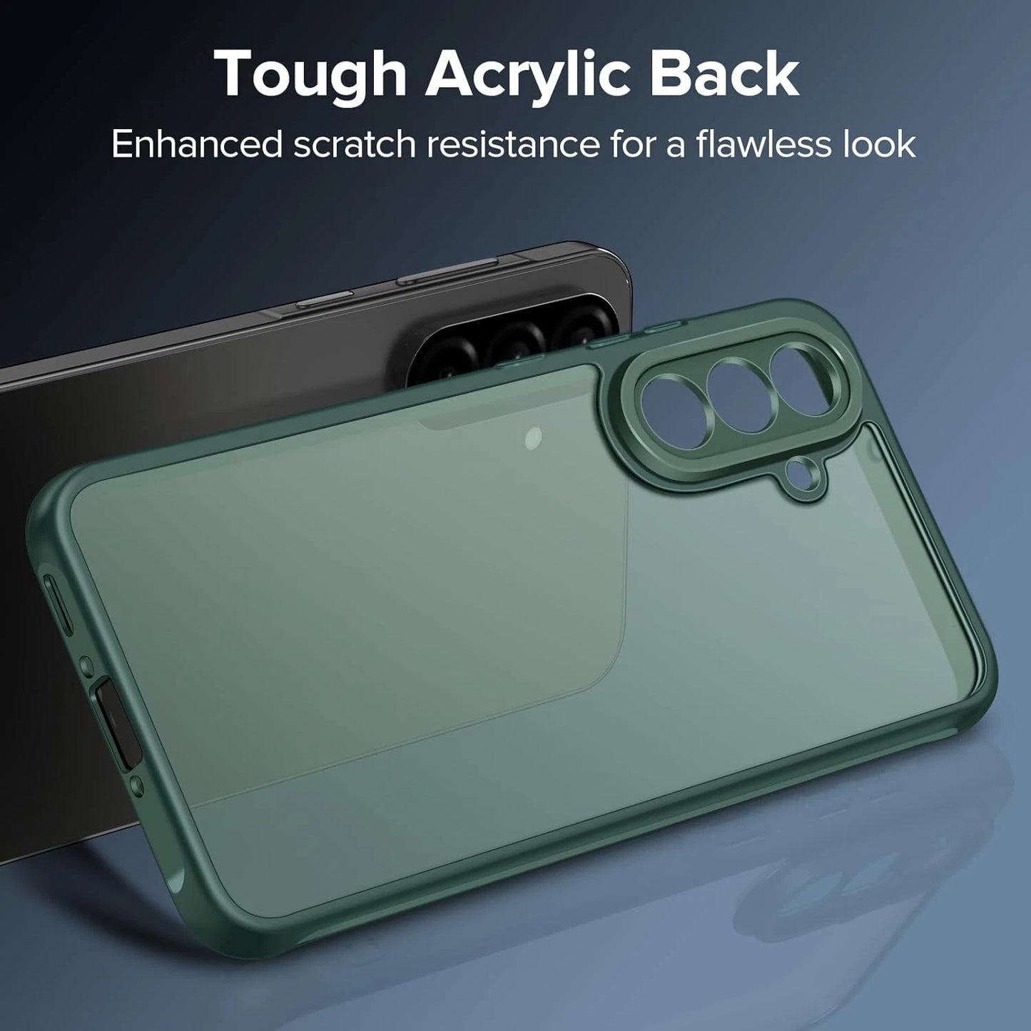 Matte Green Phone Case for Samsung A16 Shockproof Cover