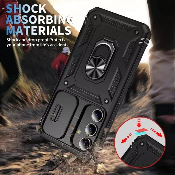 For Samsung Galaxy A15 Shockproof Cover + 2 Screen Protectors