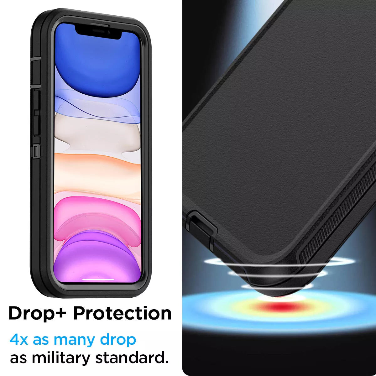 For iPhone 11 Shockproof heavy duty case Cover