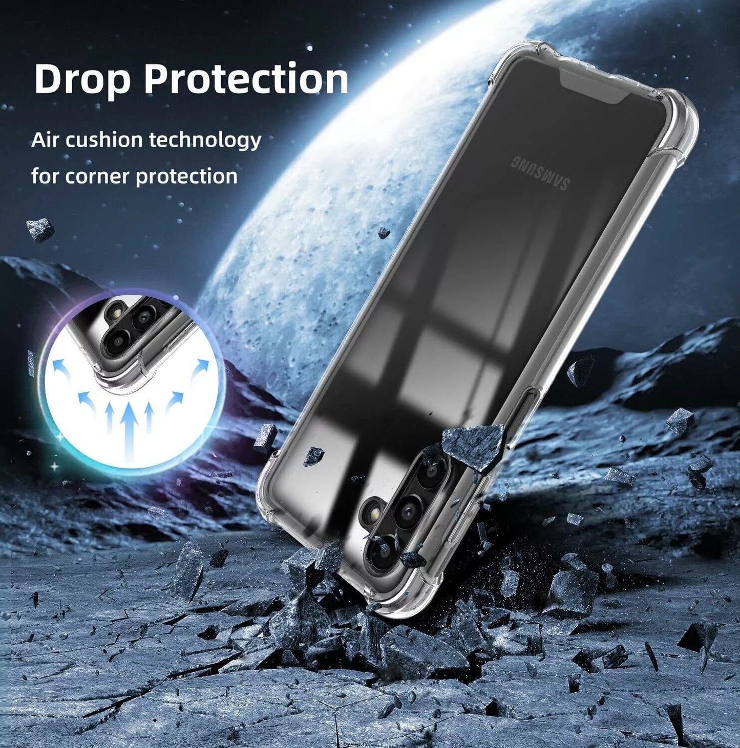 For Samsung Galaxy A16 case clear protective cover