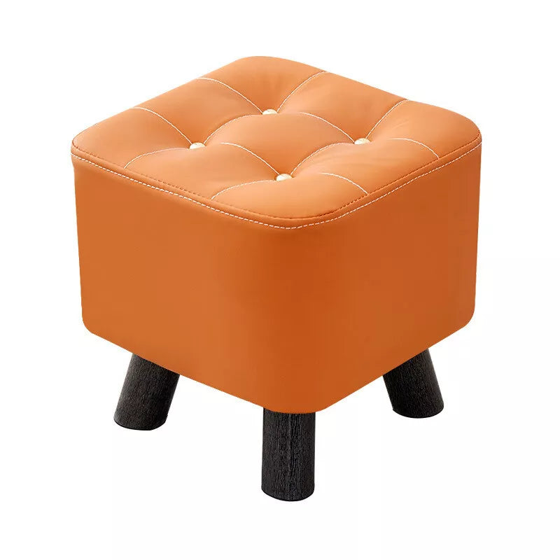 Small Stool Household Sofa Stool Shoes Changing Low Seat for Bedroom and Living