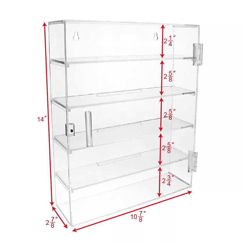 High Gloss Acrylic Display Box 5 layers