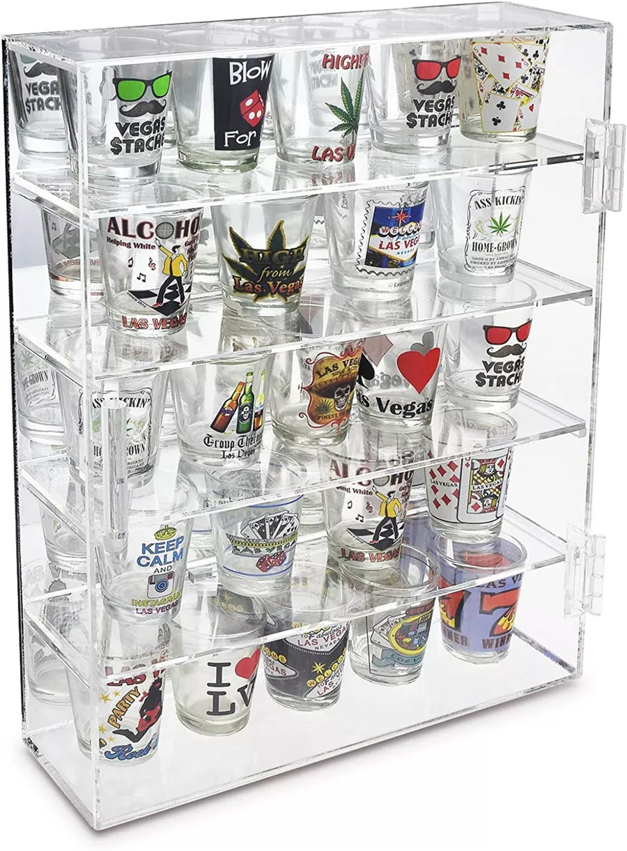 High Gloss Acrylic Display Box 5 layers