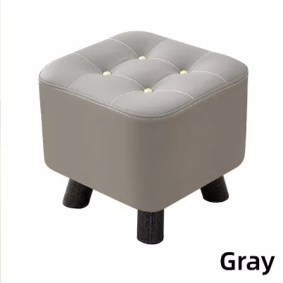Small Stool Household Sofa Stool Shoes Changing Low Seat for Bedroom and Living