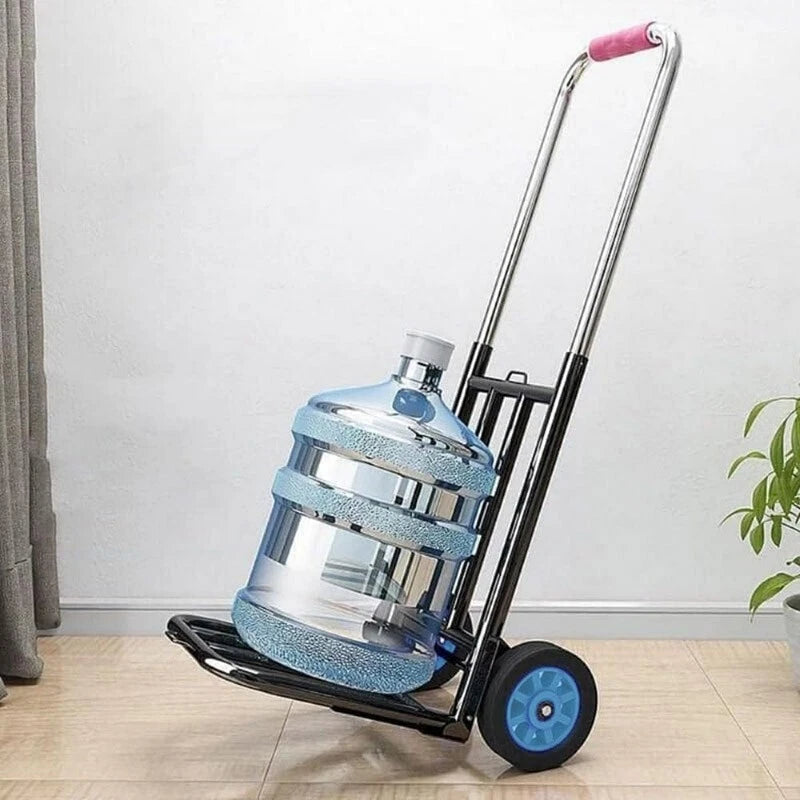 Folding Portable Shopping Cart Trolley Luggage Trolley for Travel Grocery Use