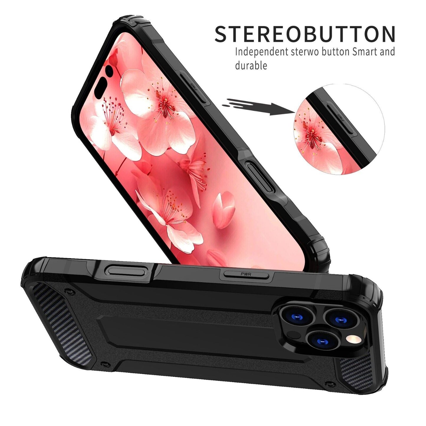 For iPhone 16 Pro Max Dual layer shockproof case