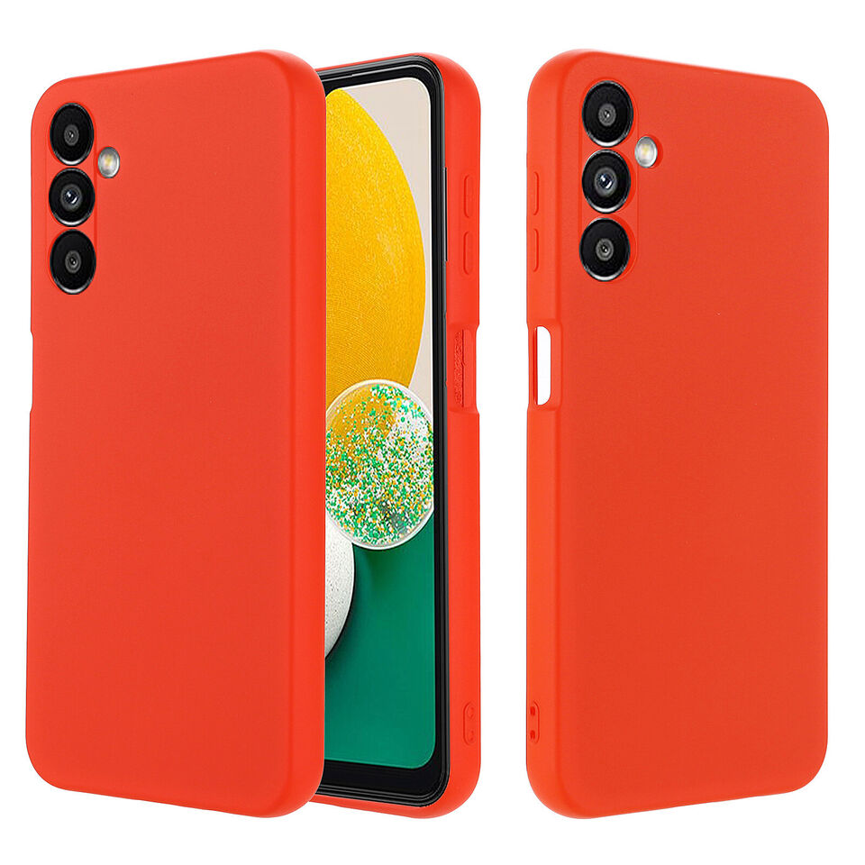 For Samsung Galaxy A06 Red Silicone Gel case