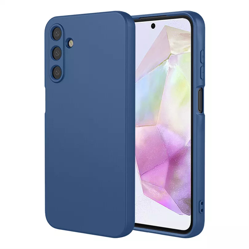For Samsung Galaxy A05s 5G Blue Silicone Gel case