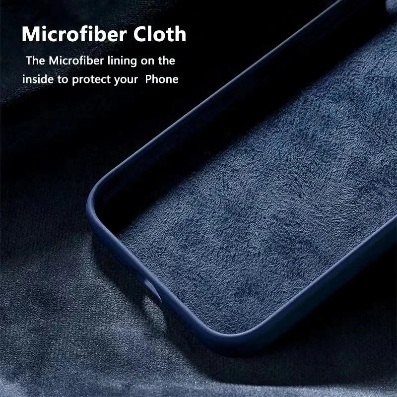For iPhone 13 Pro Max shockproof case slim navy blue cover
