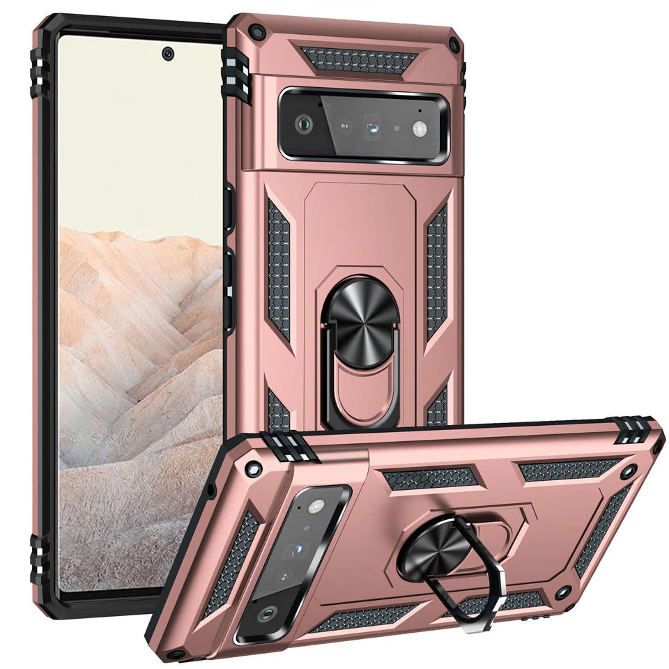 For Google Pixel 7 Heavy Duty Protective Case-Rose Gold