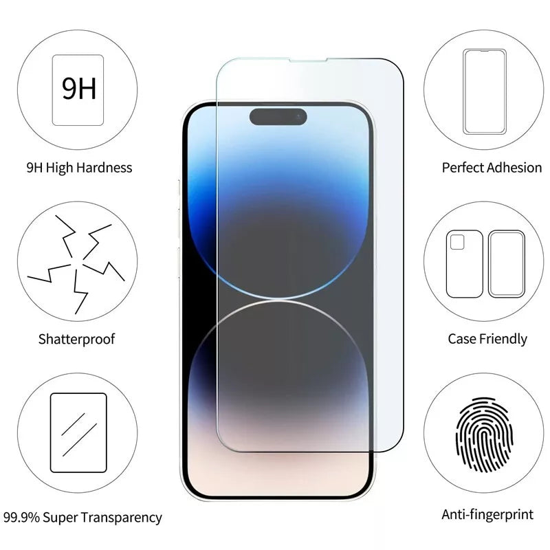 2X Tough Tempered Glass Screen Protector for iPhone 13 Pro Max