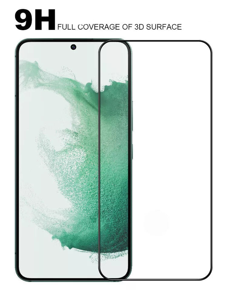 2X For Samsung Galaxy S21 Full Cover Tough Tempered Glass Screen Protector
