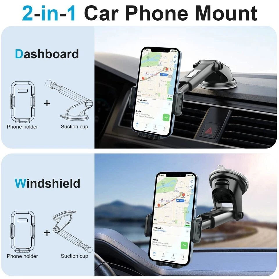 Rotatable Car Phone Holder Universal Expandable Dashboard Mobile Holder