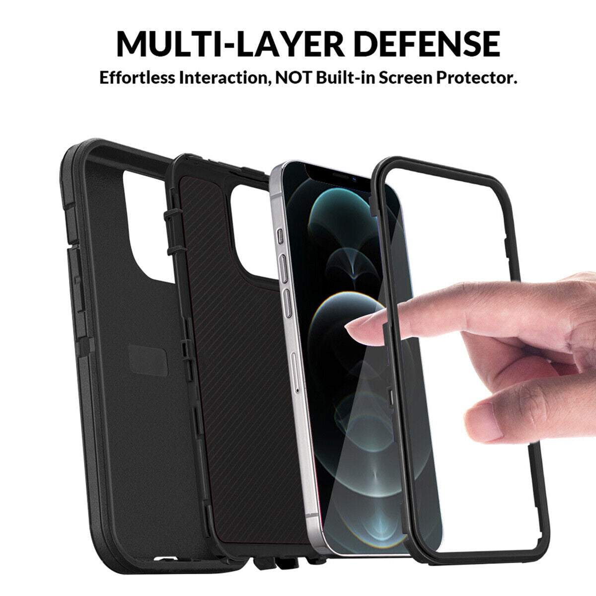 For iPhone 15 Plus Shockproof heavy duty case Cover