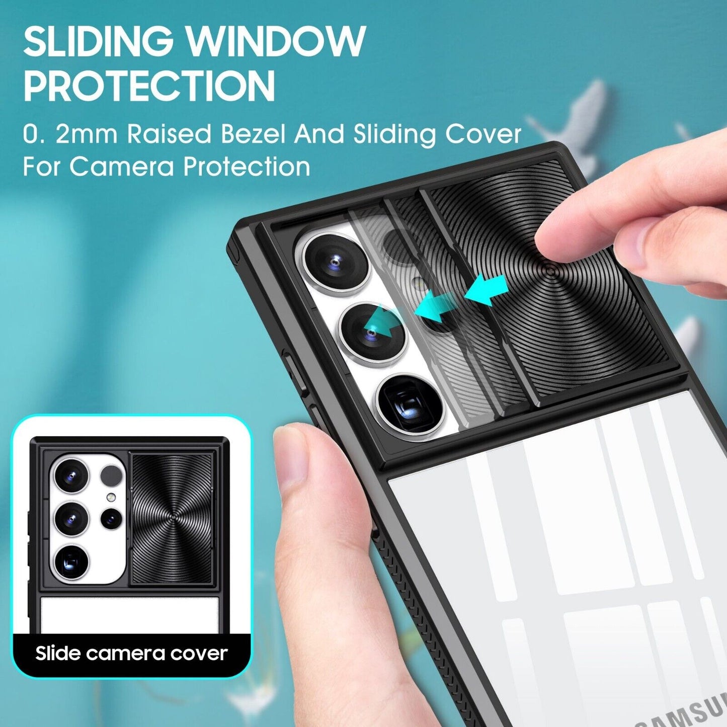 For Samsung A15 Shockproof Case with Camera Protection