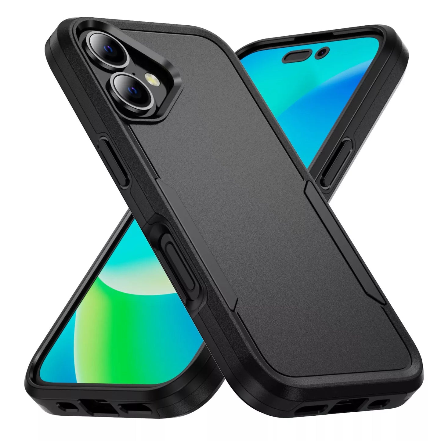 For iPhone 16 Plus Shockproof heavy duty case Cover