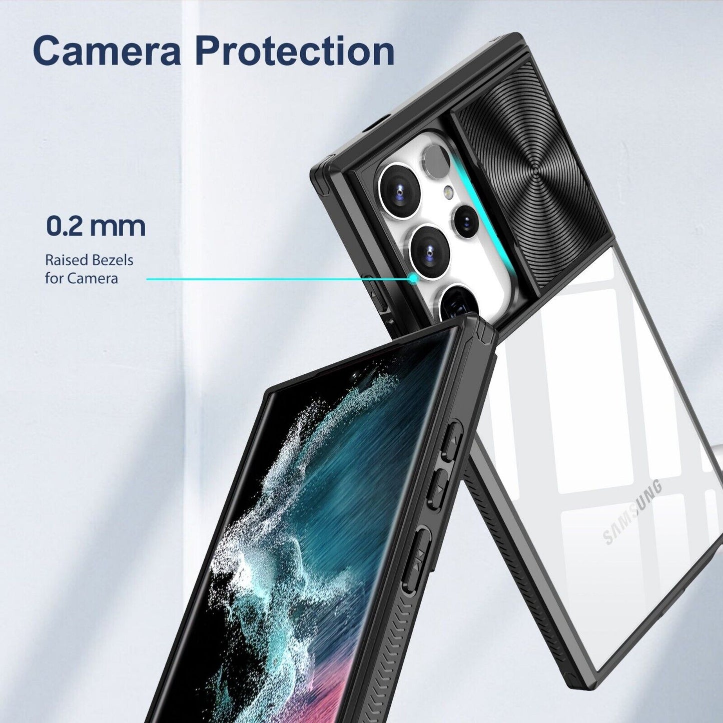 For Samsung A15 Shockproof Case with Camera Protection