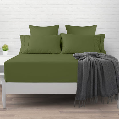 Fitted Bed Sheet Set Ultra Soft - Bed Sheet And Pillowcase