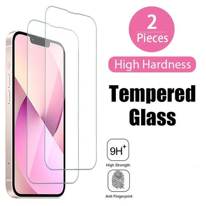 For iPhone 14 Plus Shockproof Tradie Black Case + 2 Screen Protector