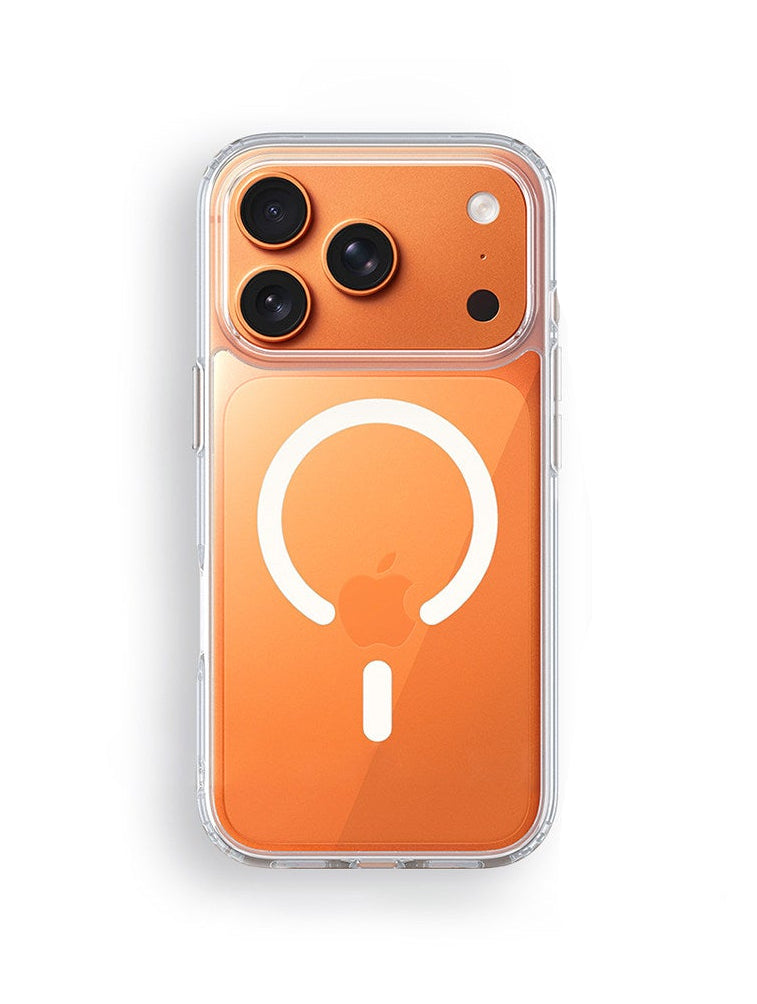 For iPhone 17 Pro Magsafe Clear Cover + 1 x Tempered Glass Protector