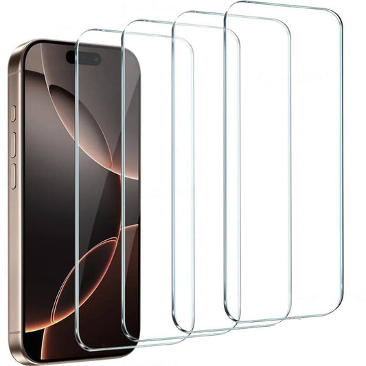 4X Tempered Glass Screen Protector for iPhone 17 Pro
