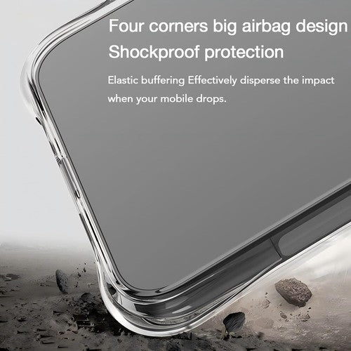 For OPPO Reno13  Pro Shock proof Clear Case + 1 x Screen Protector