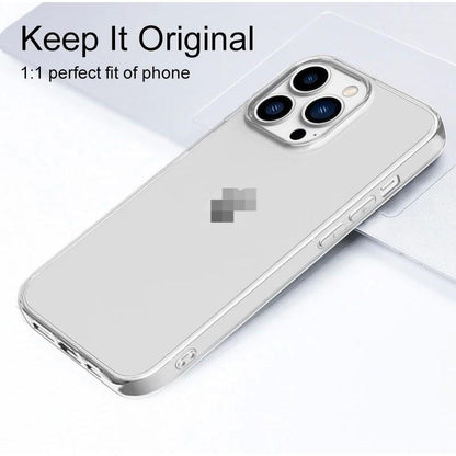 For iPhone 16 Pro Max Hard Clear Shockproof Case
