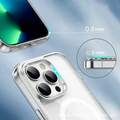 iPhone 16 Pro Max Clear MagSafe Case – Anti-Yellow, Strong Magnetic Hold, Shockproof Slim Protective Cover