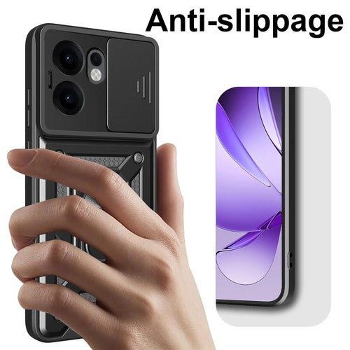 For Oppo Reno13 Pro Shockproof kickstand Case