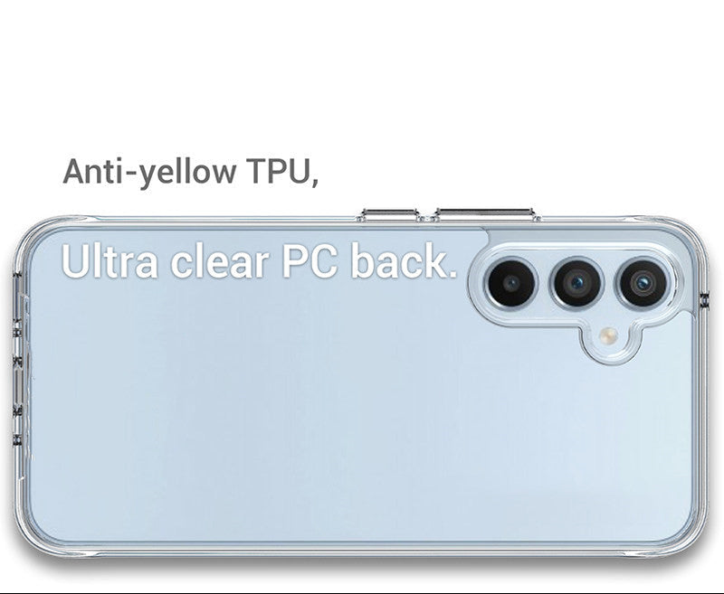 Clear Case for Samsung Galaxy A05s- Shockproof Protective Cover, Slim Fit