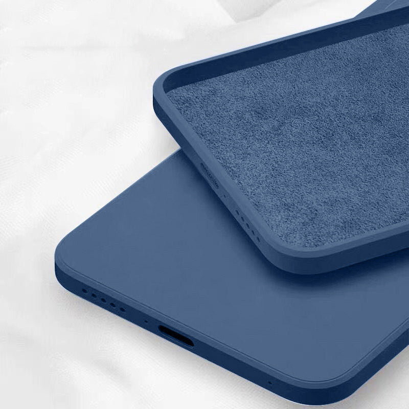 For Samsung Galaxy A25 Case, Navy Blue Silicone Cover