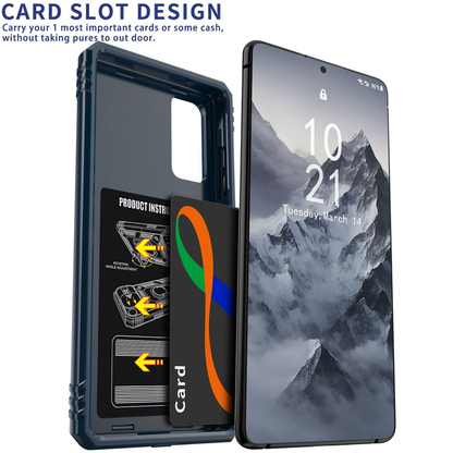 For Samsung Galaxy S21 FE 5G Shockproof Case-Blue