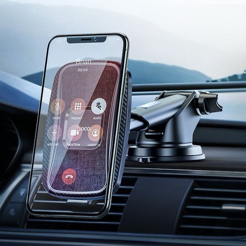 2 In 1 Magnetic Car Mount Suction Vent Wireless Charger