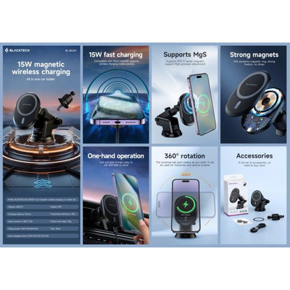 Universal Magsafe Wireless Charging Car Phone Holder