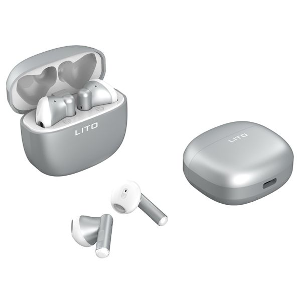 [Gift Under $100] Universal True Wireless Headphones Earbuds- Silver
