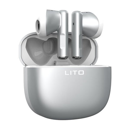 [Gift Under $100] Universal True Wireless Headphones Earbuds- Silver