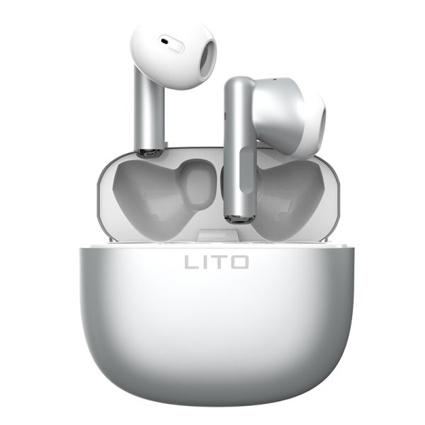 [Gift Under $100] Universal True Wireless Headphones Earbuds- Silver