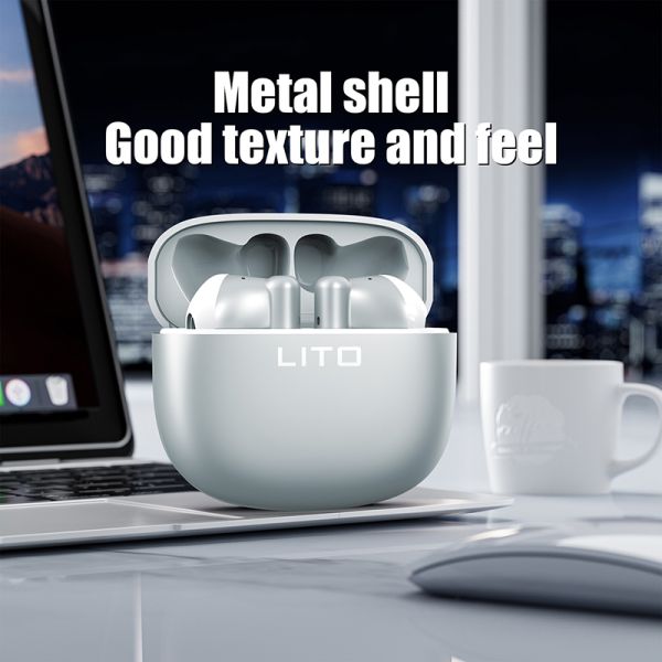 [Gift Under $100] Universal True Wireless Headphones Earbuds- Silver