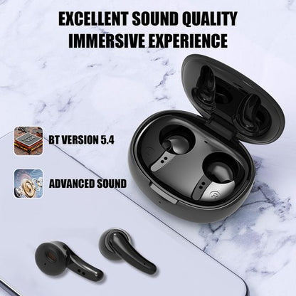 Universal True Wireless Headphones Earbuds-Black colour