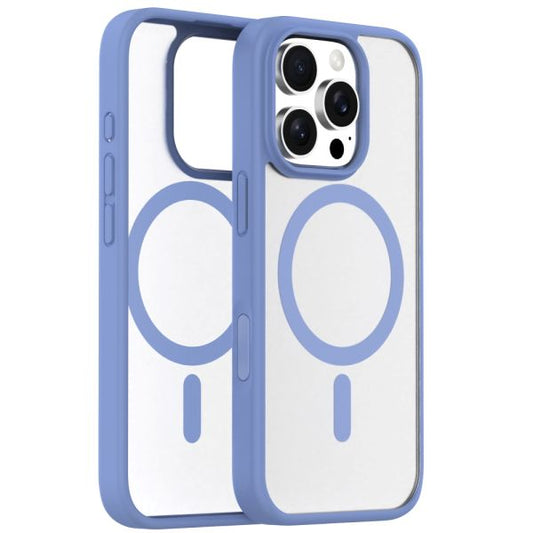 Clear MagSafe Case for iPhone 16 Pro Max-Blue