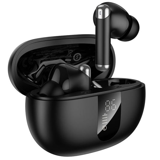 Universal Wireless Earphones Stereo Earbuds with LED Display