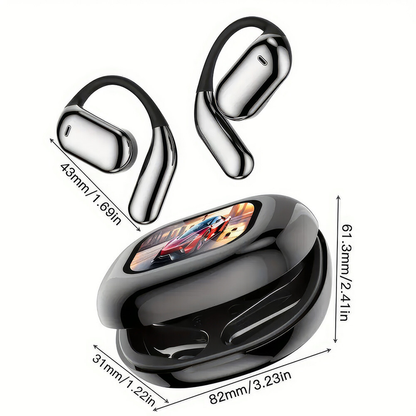 Wireless Bluetooth 5.4 Headphone Active Earphones-Black