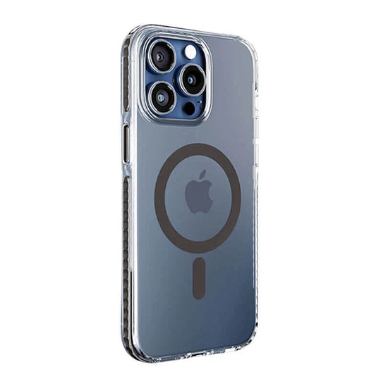Black Edge MagSafe Clear Case for iPhone 16 Pro Max
