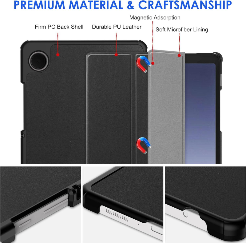 For Samsung Galaxy Tab A9 Tablet Case 8.7 inch Folio Stand Smart Cover