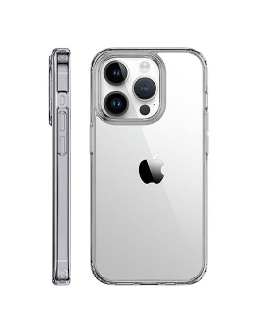 For iPhone 16 Pro Max Shockproof Transparent Case,Slim Protection