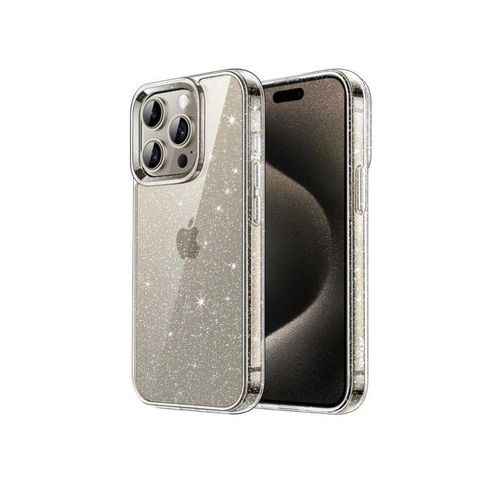 For iPhone 13 Pro Max Clear Bling Sparkle Shockproof Phone Cover