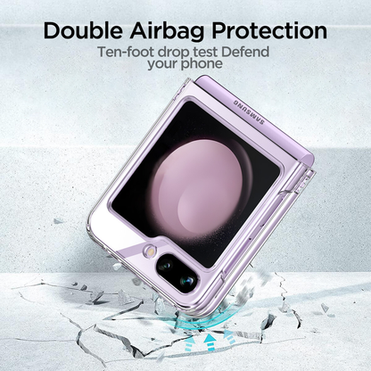 For Samsung Galaxy Z Flip5 Clear Phone Case Slim Transparent