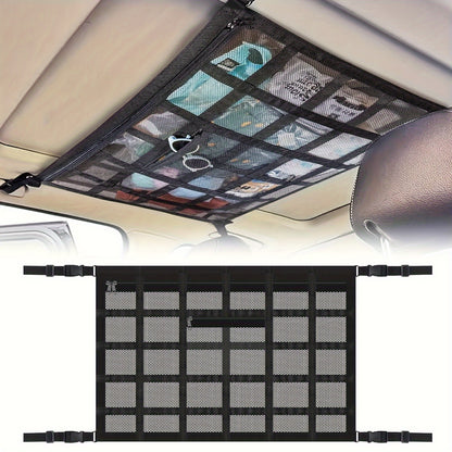 Car Ceiling Cargo Net Pocket For SUV/Truck