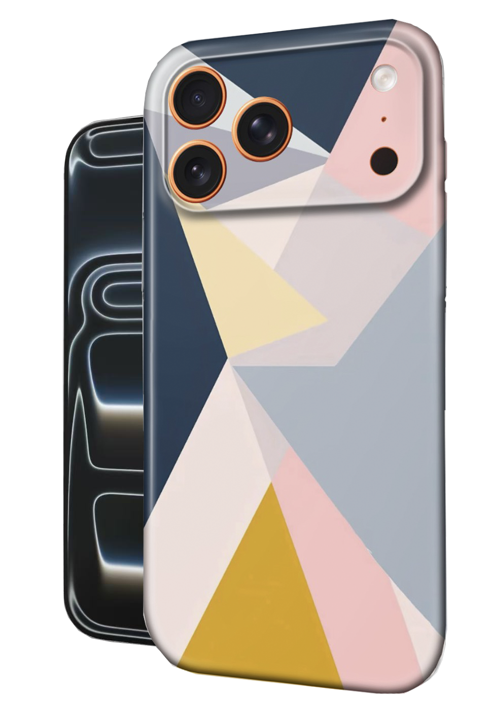 For iPhone 17 Pro Slim Lightweight Protective Case,ABSTriangles Pattern